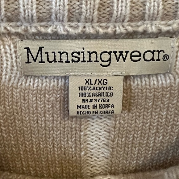 Munsingwear Men’s Sweater XL Vintage - Picture 3 of 4